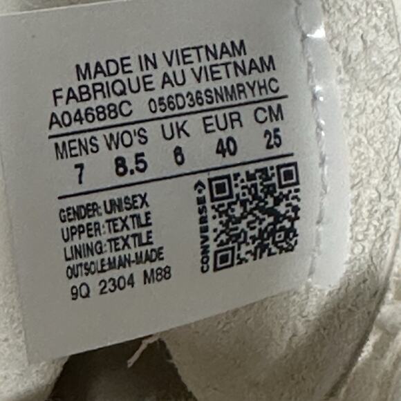 Converse CTAS Cruise HI Sneakers Shoes Size M 7 W 8.5 Chunky Platform A04688C - Picture 9 of 9